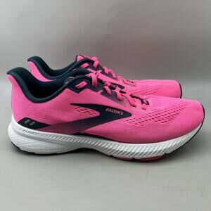 Brooks Launch 8 Running Shoes Women Size 9 Pink Comfort Lightweight Low Sneakers